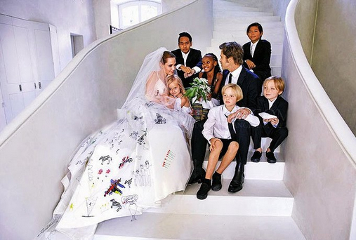 Свадьба Брэда Питта и Анджелины Джоли