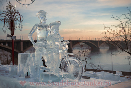 Ледяной Дон Кихот на велосипеде - почему бы и нет?
