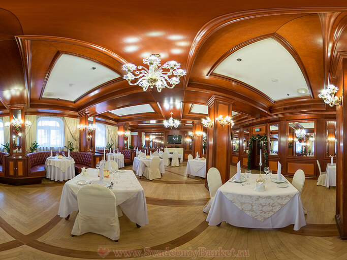 Банкетный зал ресторана в гостинице Отель на Казачьем