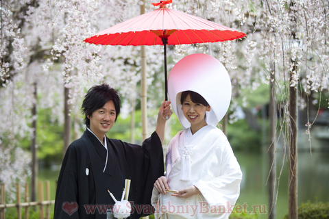 Идеи тематической свадьбы - японская свадьба