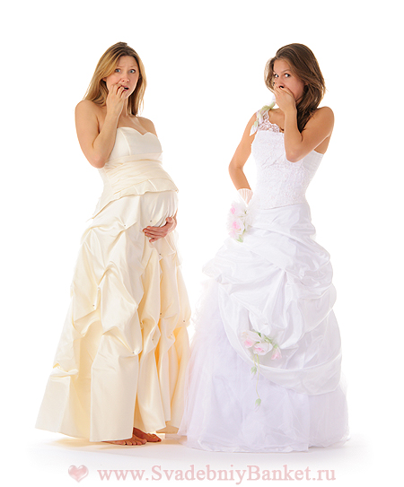 Беременные невесты фото